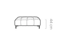 Ecksofa PLAZA XL hocker