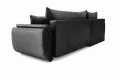 Ecksofa OTI mit Schlaffunktion und Bettkasten - Monolith 95