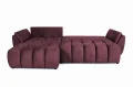 Ecksofa OTI mit Schlaffunktion und Bettkasten - Monolith 69