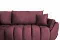 Ecksofa OTI mit Schlaffunktion und Bettkasten - Monolith 69