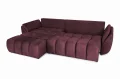 Ecksofa OTI mit Schlaffunktion und Bettkasten - Monolith 69