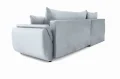 Ecksofa Oti mit Schlaffunktion und Bettkasten - Monolith 84