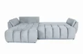 Ecksofa Oti mit Schlaffunktion und Bettkasten - Monolith 84