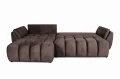 Ecksofa OTI mit Schlaffunktion und Bettkasten - Monolith 15