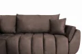 Ecksofa OTI mit Schlaffunktion und Bettkasten - Monolith 15