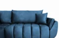 Ecksofa OTI mit Schlaffunktion und Bettkasten - Monolith 77