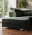 Ecksofa Royal I mit Schlaffunktion und verstellbaren Kopfstützen