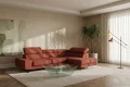Milano I Modern Ecksofa mit verstellbaren Kopfstützen