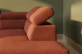 Milano I Modern Ecksofa mit verstellbaren Kopfstützen