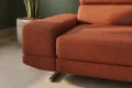 Milano I Modern Ecksofa mit verstellbaren Kopfstützen