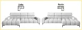 Links/Rechts Plaza Mini Ecksofa