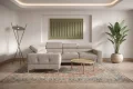 Ecksofa Toscania 250x180 cm mit Schlaffunktion und verstellbaren Kopfstützen - Links