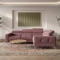 Ecksofa Toscania 250x180 cm mit Schlaffunktion und verstellbaren Kopfstützen auf hohen Beinen, Stoff Aragon 69 - Altrosa.jpg
