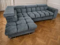 Aspen Mini Ecksofa mit Schlaffunktion und Bettkasten