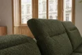 Ecksofa Fiore 265 × 220 cm mit verstellbaren Kopfstützen und T35-Schaum – Stoff Aragon