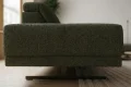 Ecksofa Fiore 265 × 220 cm mit verstellbaren Kopfstützen und T35-Schaum – Stoff Aragon
