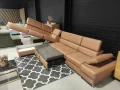 Ecksofa mit Schlaffunktion, Bettkasten