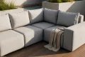 Ecksofa GARTEN Gartenmöbel Terrasse wasserdicht OUTDOOR