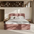 Polsterbett Venezia mit Bettkasten und abgerundetem Kopfteil im Samt Magic Velvet - Rosa 2258.jpg