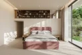 Polsterbett Venezia mit Bettkasten und abgerundetem Kopfteil im Samt Magic Velvet - Rosa