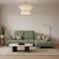 Ecksofa Bergamo mit dekorativen Nähten und verstellbarer Sitztiefe - Stoff Terra 33, Grün.jpg