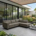 JACK Outdoor Ecksofa wetterfest modern mit wasserabweisender Polsterung, Olivgrau - RECHTS.jpg