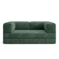 Sofa Edi mit Schlaffunktion 200x200 cm, mit modernem Metallrahmen