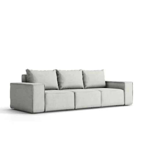 Garten Sofa 3-Sitzer Hellgrau.png