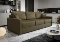 edersofa AVANTI DL Leder Couch mit Schlaffunktion 230 cm - Grün L5