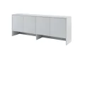 Wandklappbett Bed Concept 120x200 Horizontal Lenart Bett Grau und Eiche Artisan