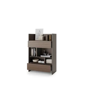 Kleines Bücherregal für Schrankbett Lenart BED CONCEPT BC-26 Dunin-Eiche 92/138 cm