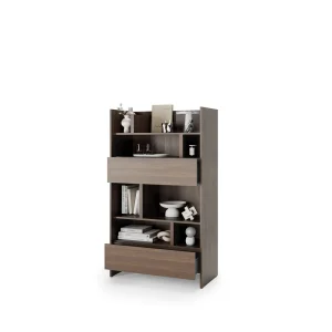 Kleines Bücherregal für Schrankbett Lenart BED CONCEPT BC-27 Dunin-Eiche 92/158 cm