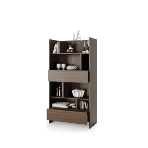 Kleines Bücherregal für Schrankbett Lenart BED CONCEPT BC-28 Dunin-Eiche 92/178 cm