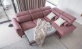 Ecksofa Schlaffunktion Rosa