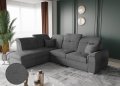 Ecksofa BONO L brooklyn dunkelgrau links