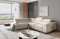 Ecksofa Antonia Monolith 02 Creme Stoff Links