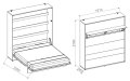 Wandklappbett Bed Concept 180x200 Vertikal Concept Lenart Bett Eiche Artisan