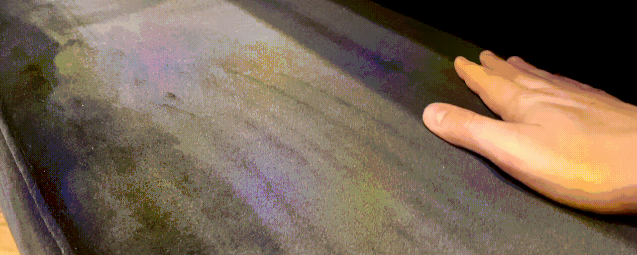 Samt Schwarz Riviera 100