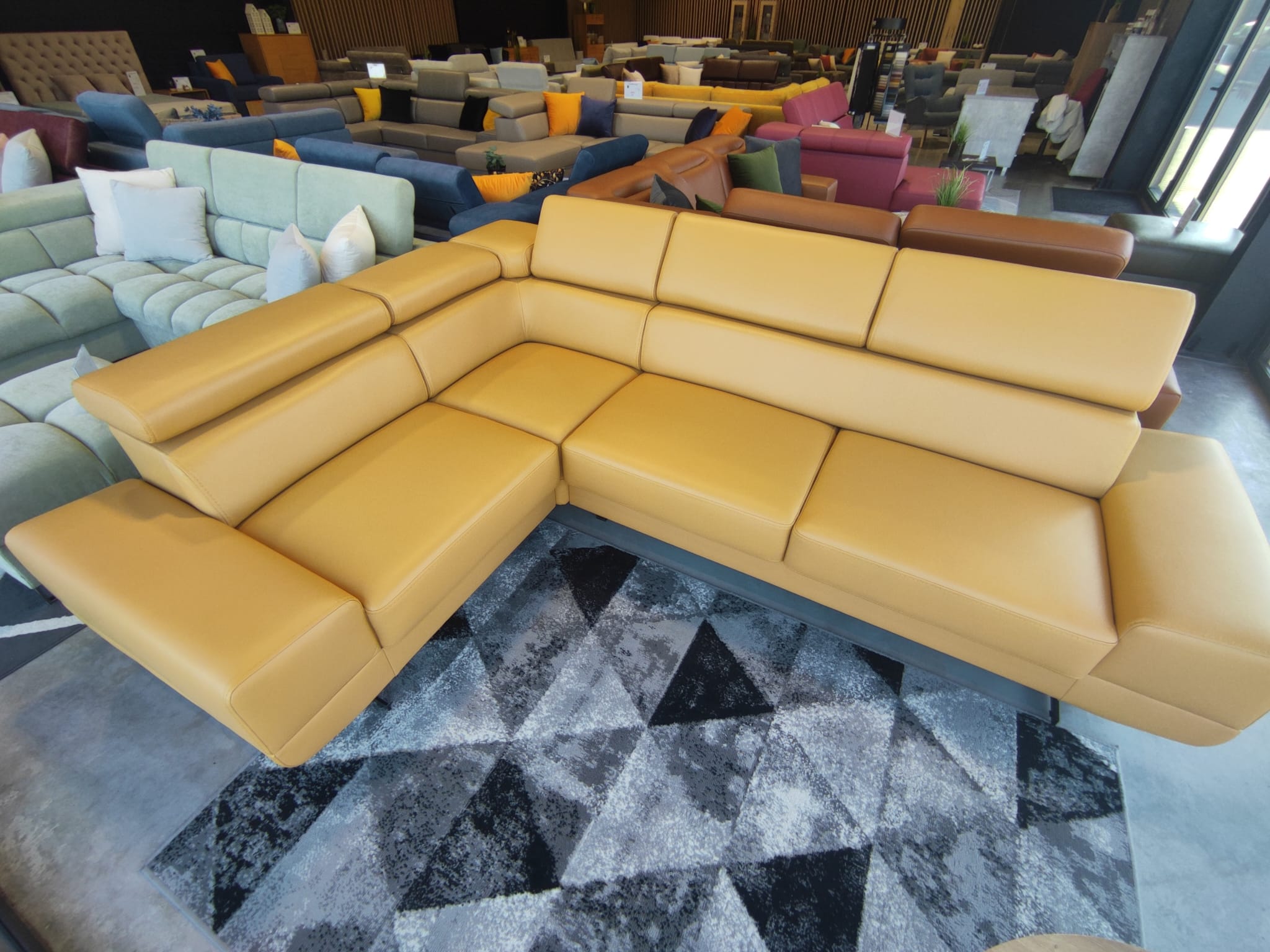 Ecksofa Milano II Gelb