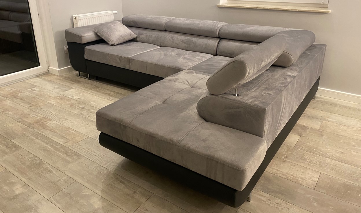 Ecksofa Monoith 84 Hellgrau