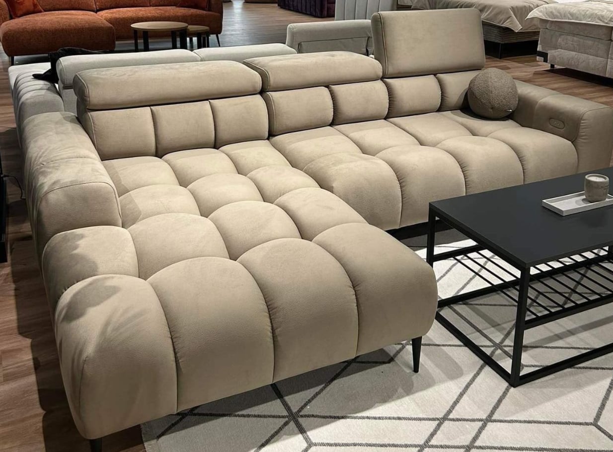 ecksofa beige