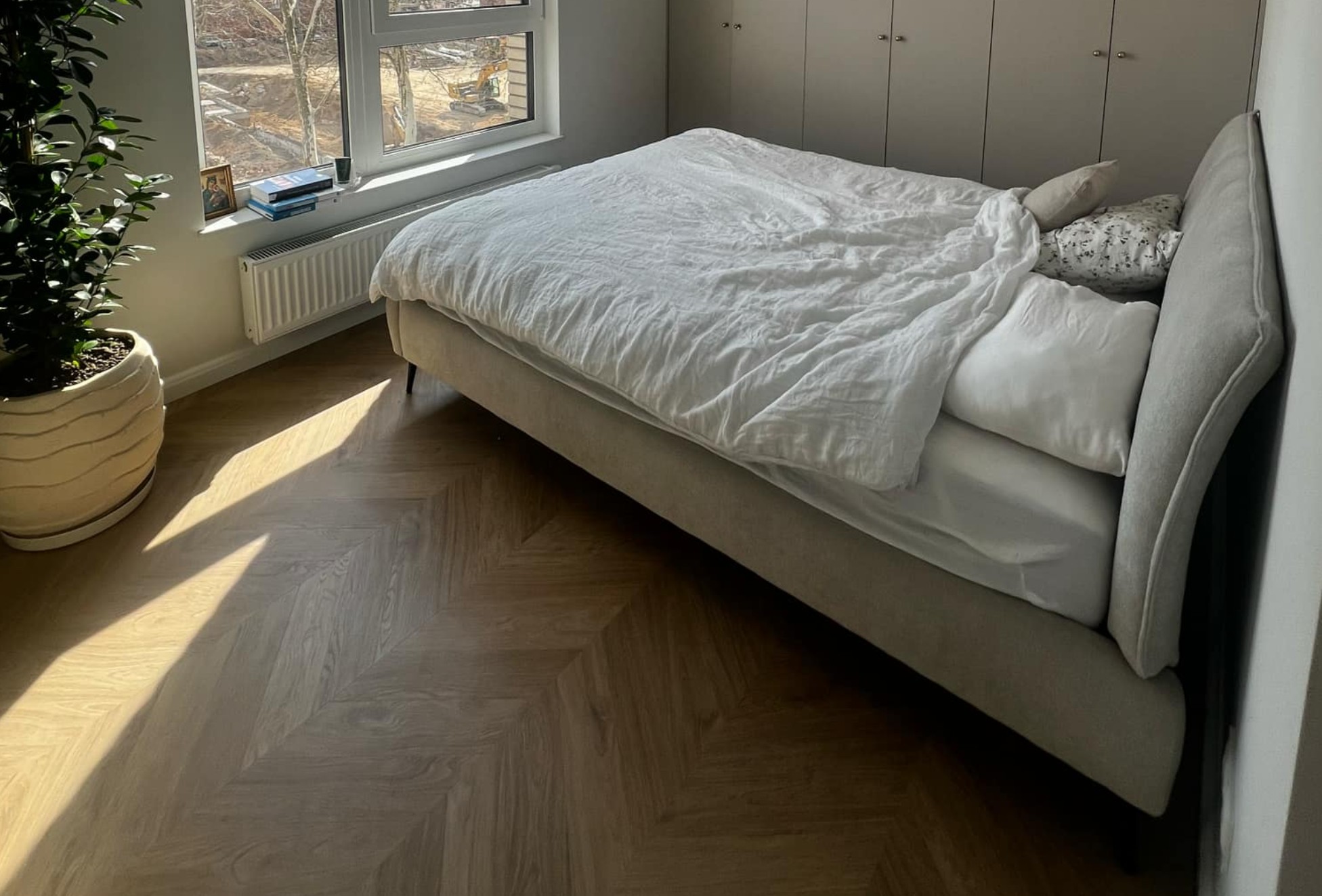 grau polsterstoff zoya bett