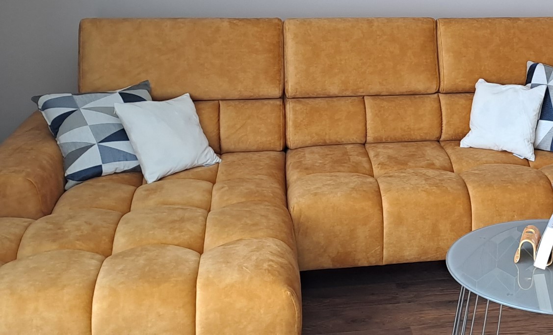 stoff velour gelb terra 48