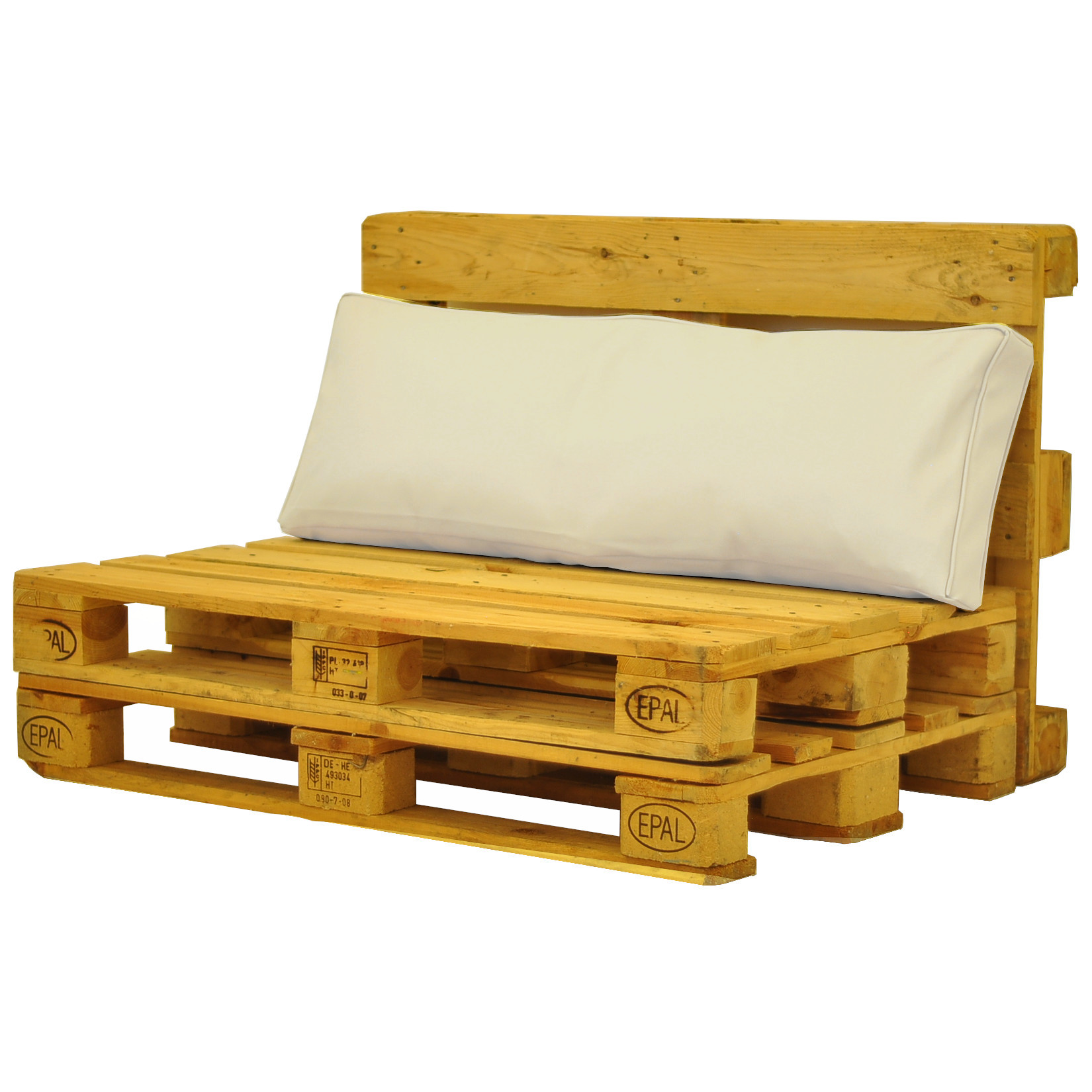 Rückenkissen 120x40x15 cm Capone Creme