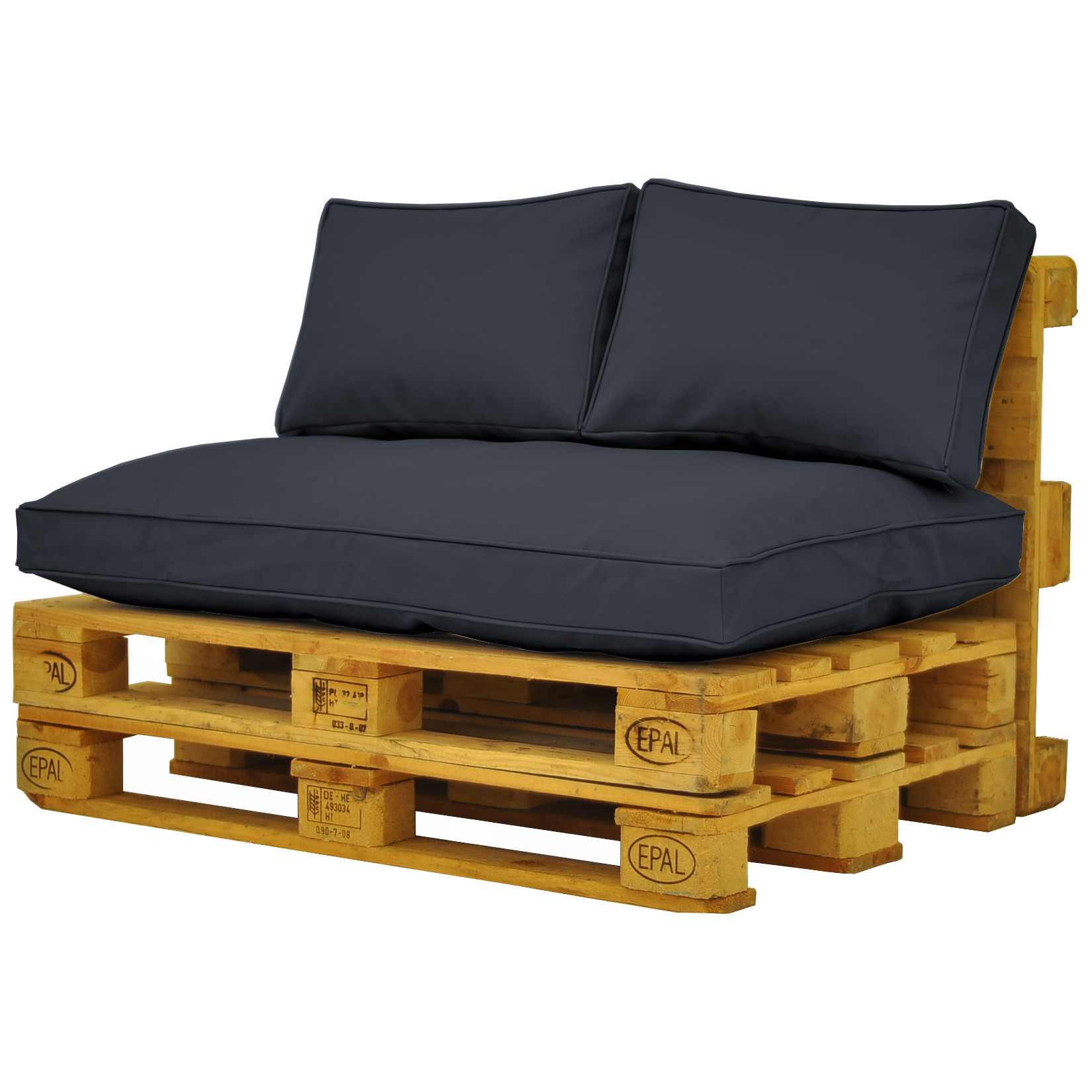 Palettenkissen 2+1 Capone Graphit