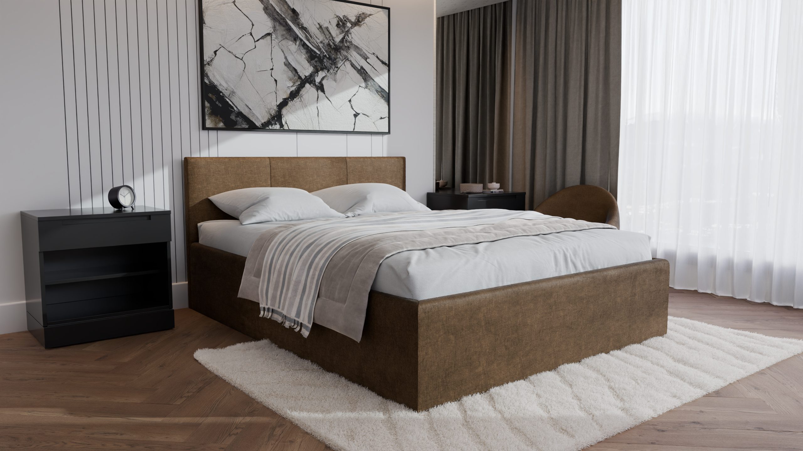 Dona Polsterbett 160x200 cm - Noble 09