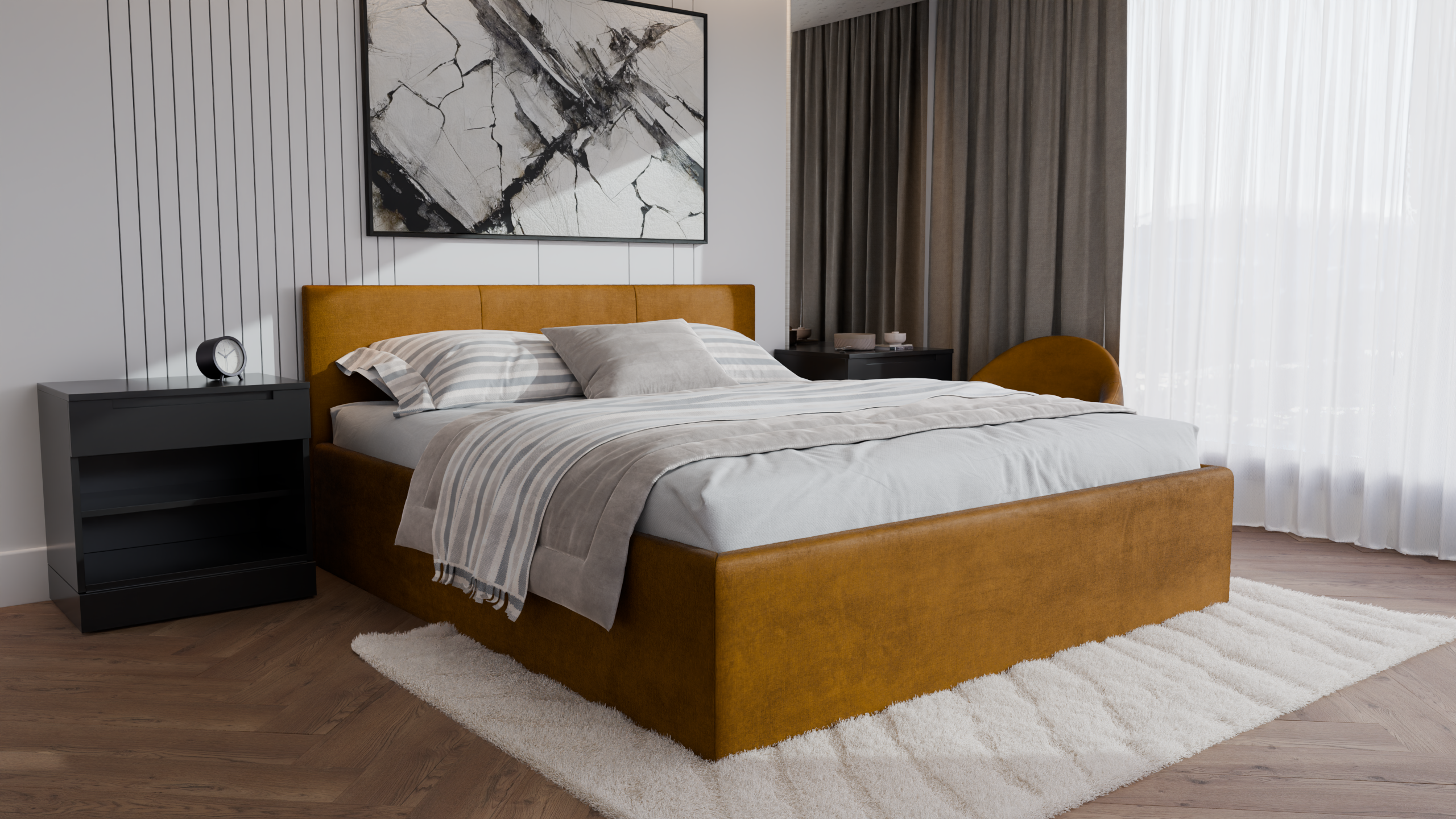 Dona Polsterbett 180x200 cm - Noble 48