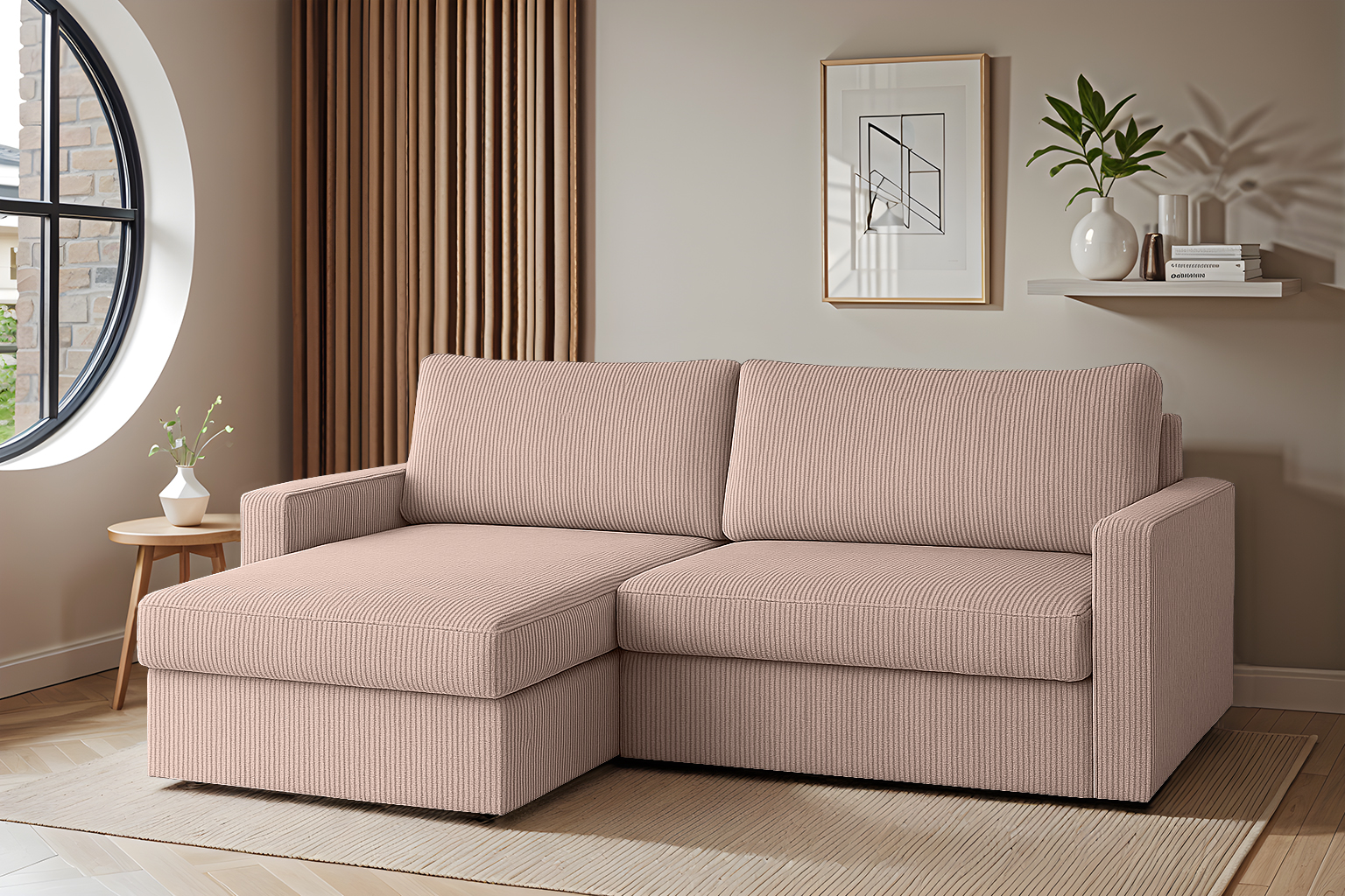 Faro Ecksofa Creme Poso 52