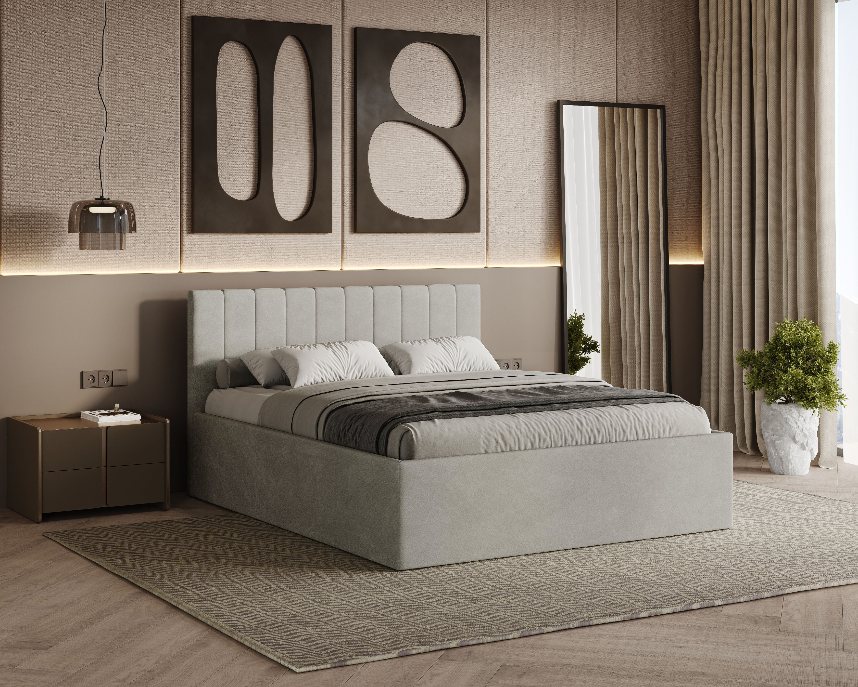 Rettan Polsterbett 180x200 cm - Noble 02