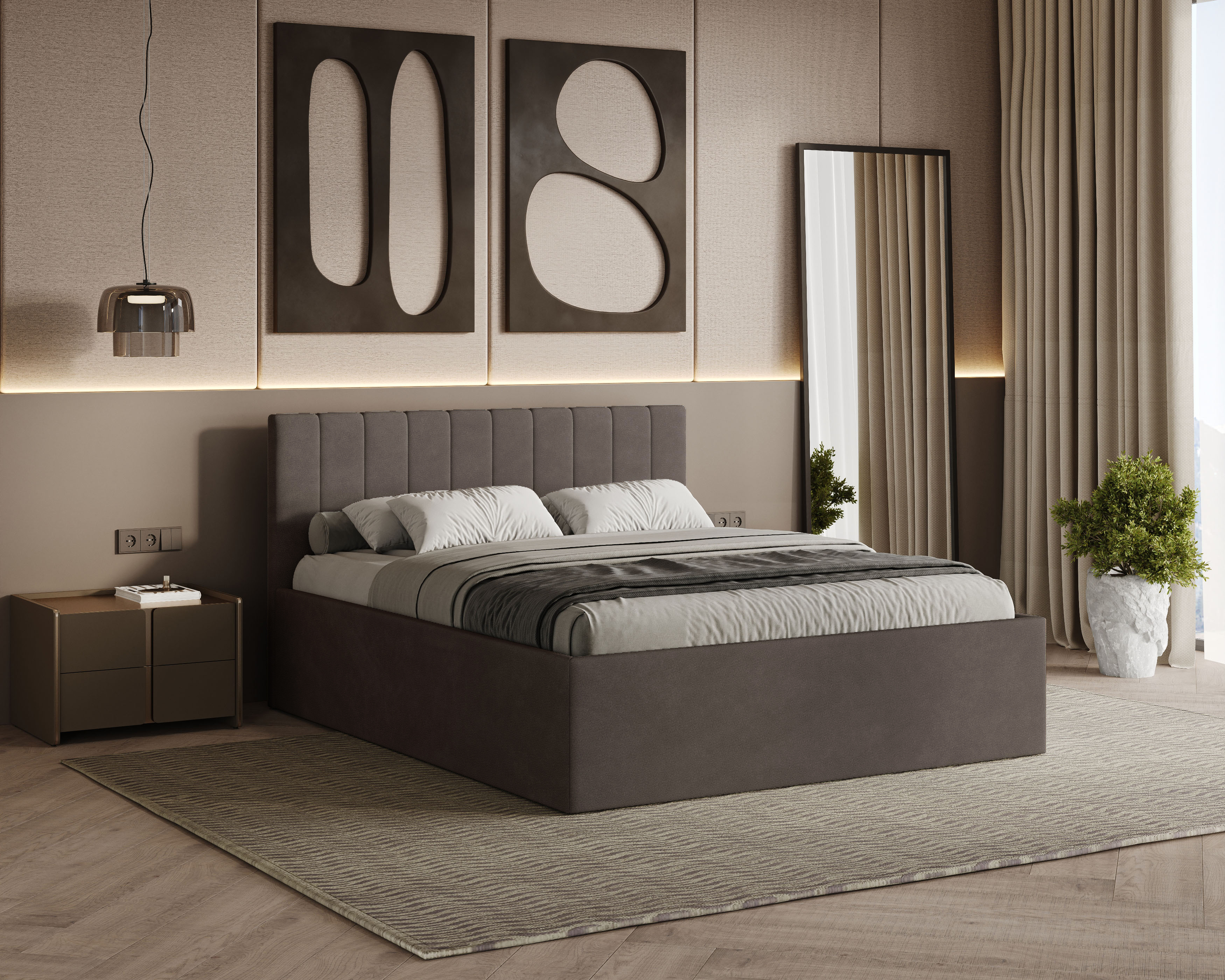 Rettan Polsterbett 180x200 cm - Noble 15